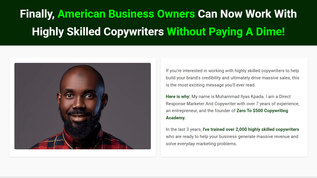 Landing Page